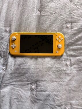 Nintendo Yellow Handheld Gaming Console - Compact Switch Lite Style